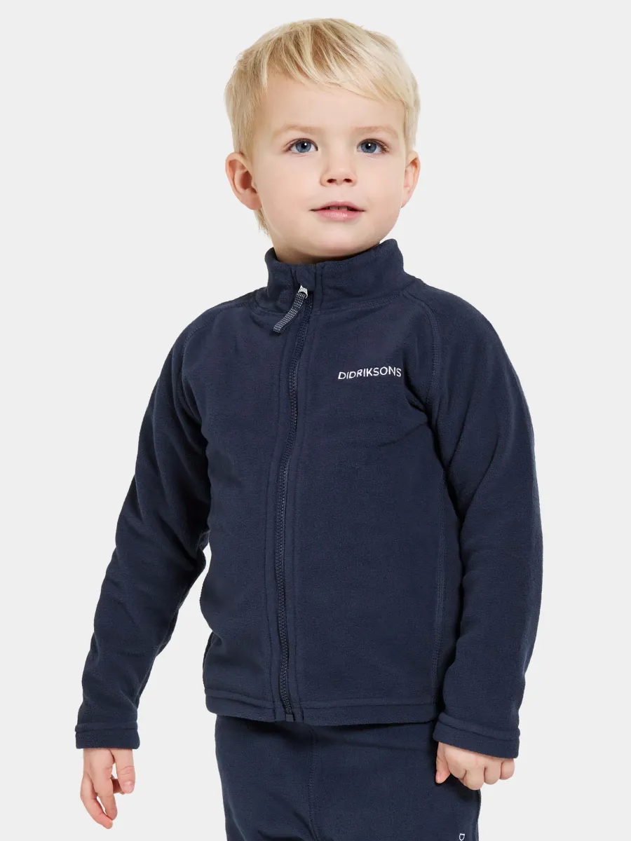 Didriksons Monte Fleecejacka, Navy, 140