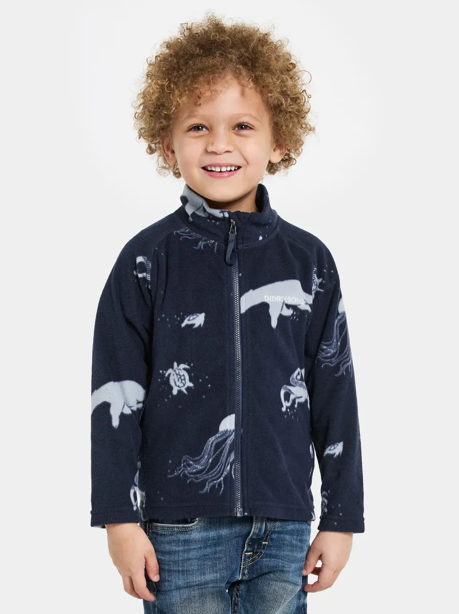 Didriksons Monte Fleecejacka, Winter Ocean Blue, 130