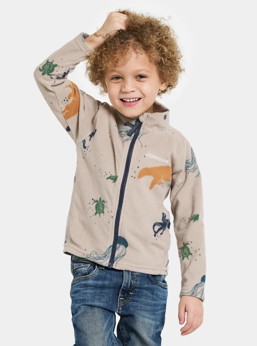 Didriksons Monte Fleecejacka, Winter Ocean Multi, 80