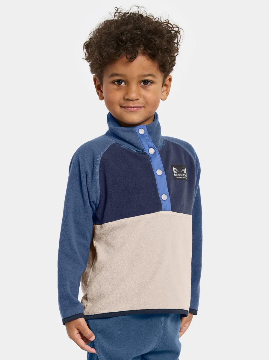 Didriksons Monte Fleecetröja, Beach Beige, 110