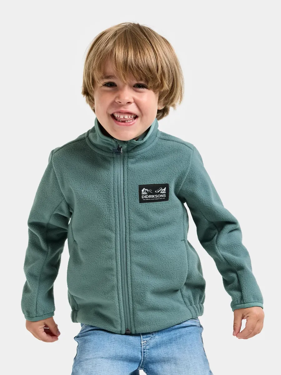 Didriksons Muskot  Vindtät Vindfleecejacka, Factory Blue, 110