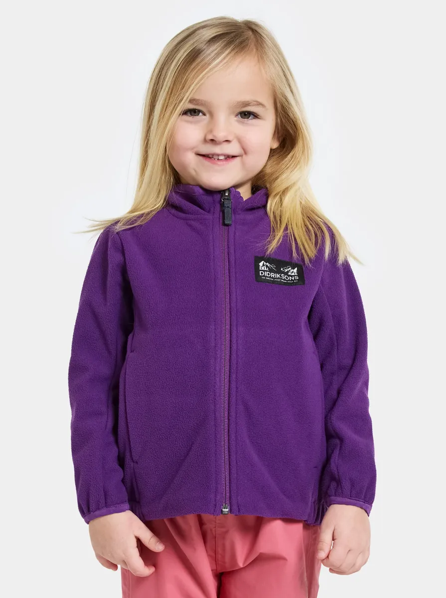 Didriksons Muskot  Vindtät Vindfleecejacka, Royal Purple, 110