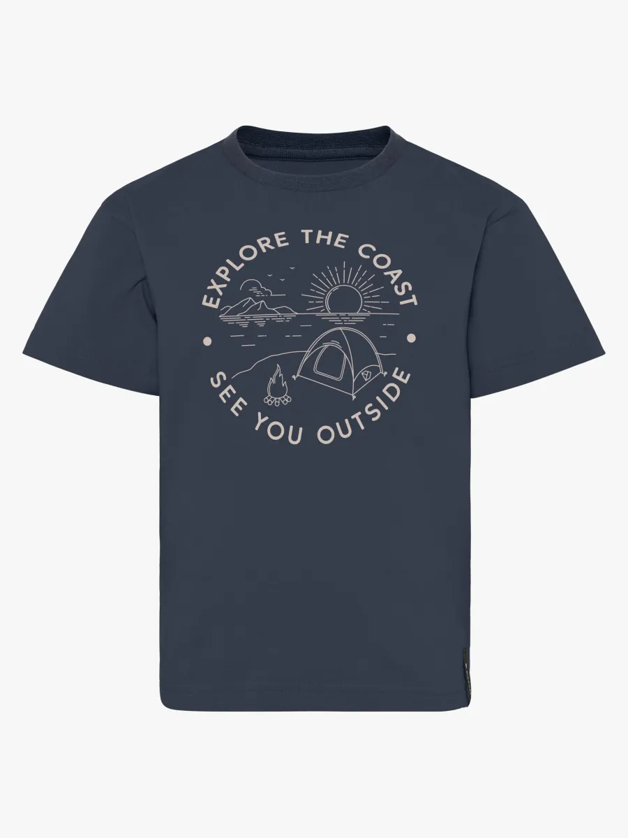 Didriksons Mynta T-shirt, Marinblå, 90
