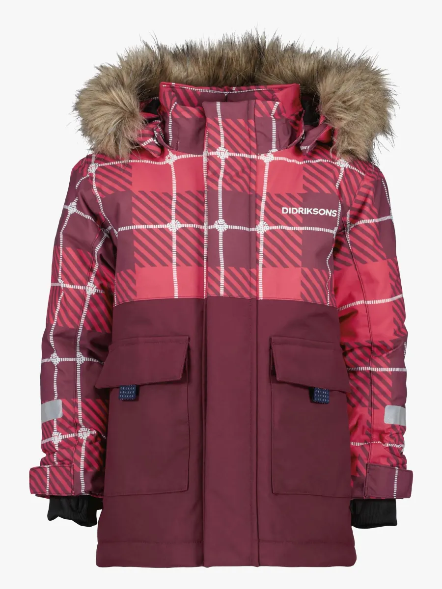 Didriksons Polarbjörn Vinterjacka, Termos Rusty Wine, 110