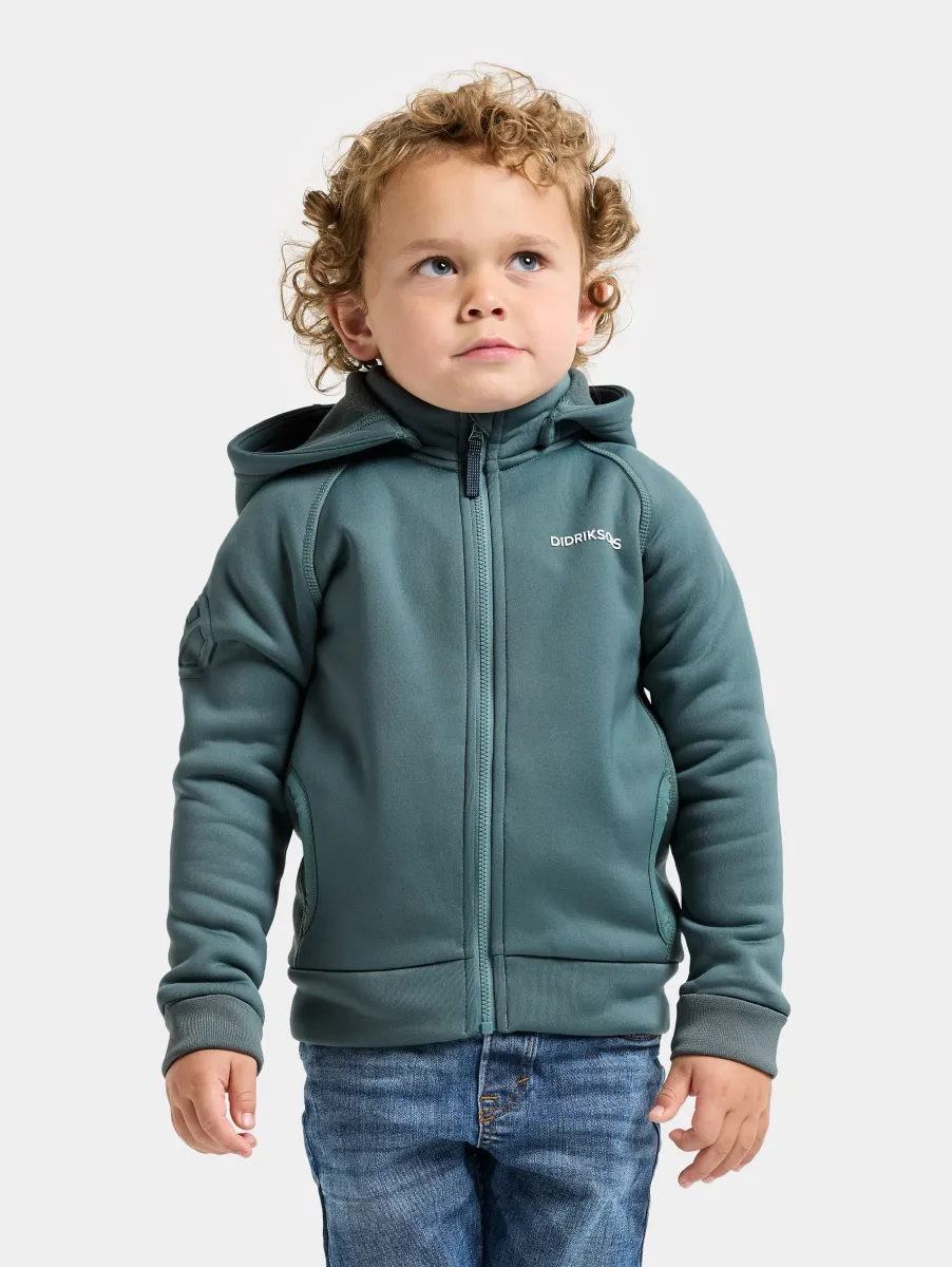 Didriksons Siljan Ziptröja, Factory Blue, 120