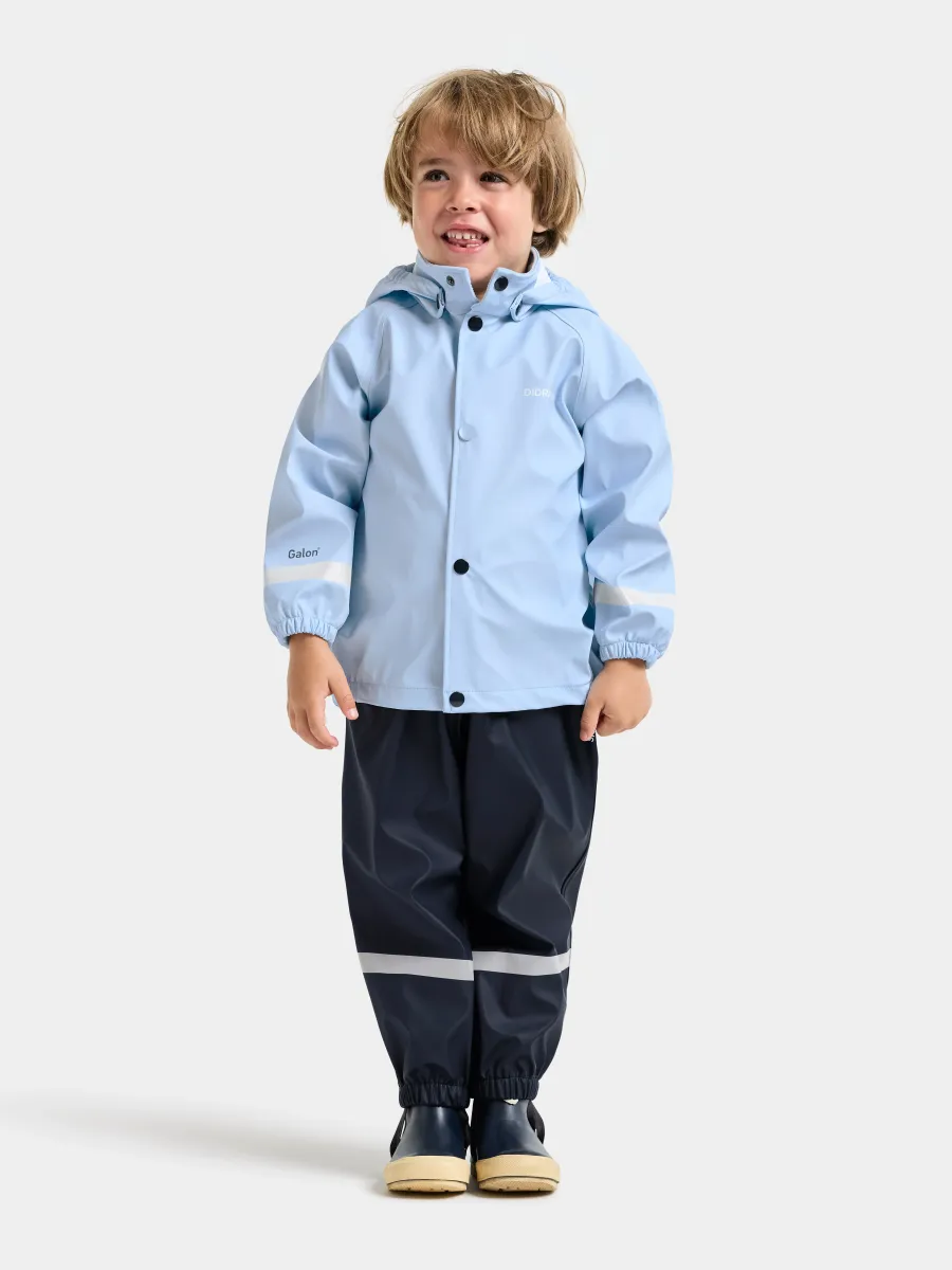 Didriksons Slaskeman Regnställ, Light Sea Blue, 110