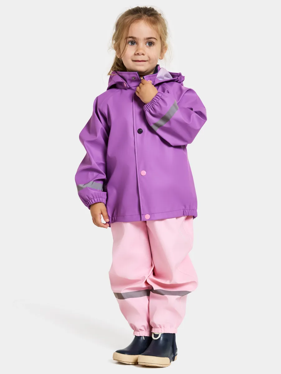 Didriksons Slaskeman Regnställ, Tulip Purple, 80 - Bäst i test