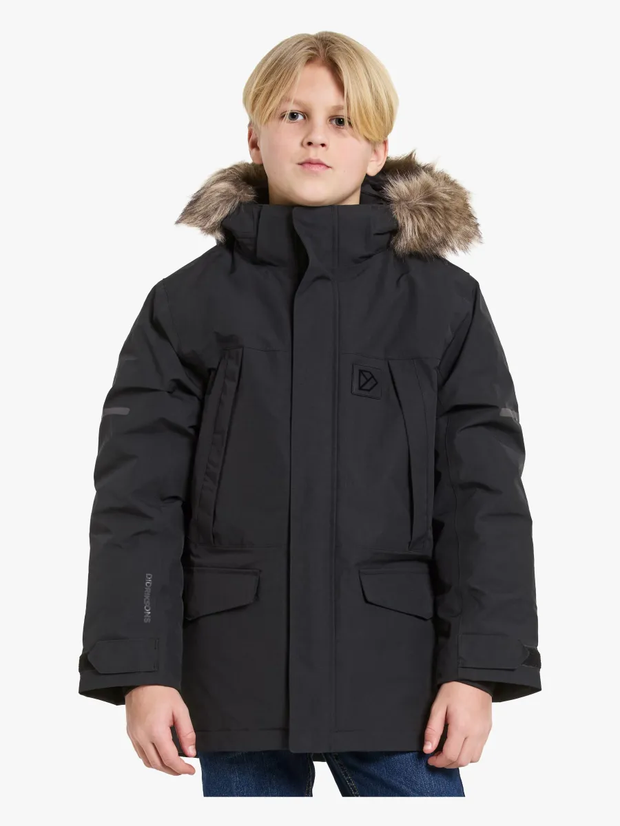 Didriksons Sylvin Vinterjacka, Black, 130