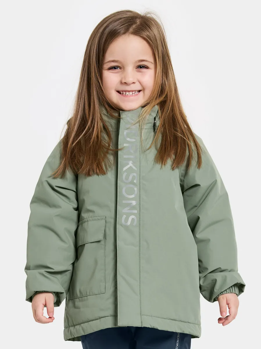 Didriksons Talvi Vinterjacka, Light Moss, 120