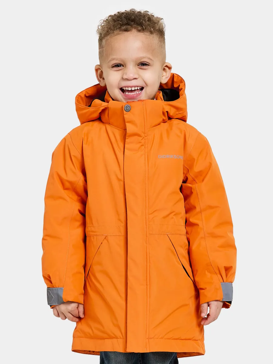 Didriksons Tundran Vinterjacka, Orange Jam, 100