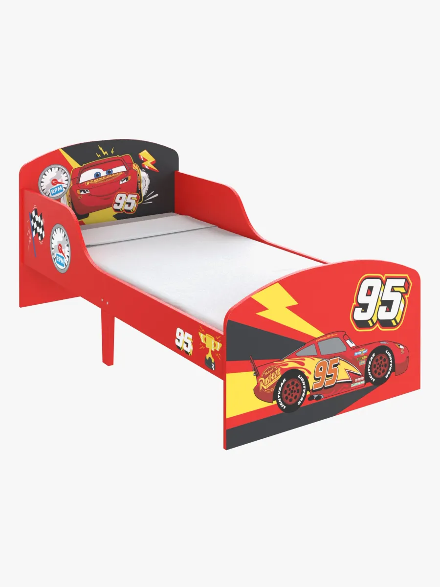 Disney Cars Blixten McQueen Juniorsäng, Röd, Barnsäng, Juniorsäng