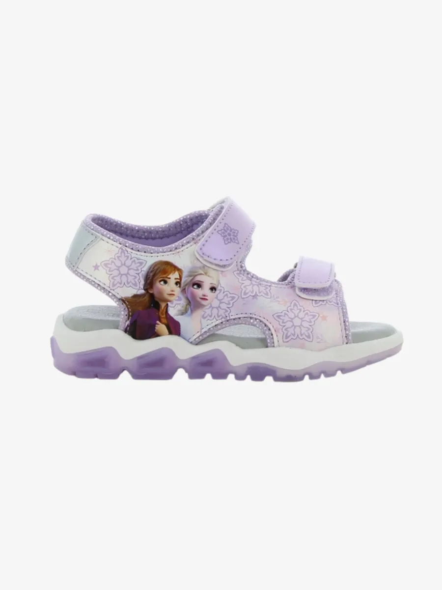 Disney Frozen Blinkande Sandaler, Lilac/Silver, 31
