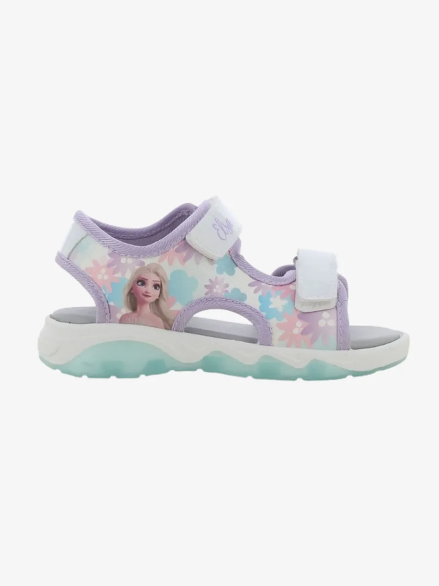 Disney Frozen Blinkande Sandaler, White/green Mint, 30