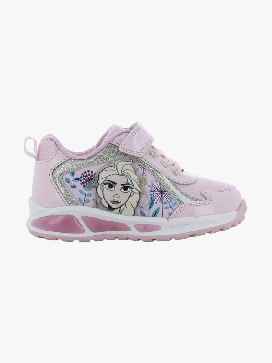 Disney Frozen Blinkande Sneakers, Lilac/Silver, 26