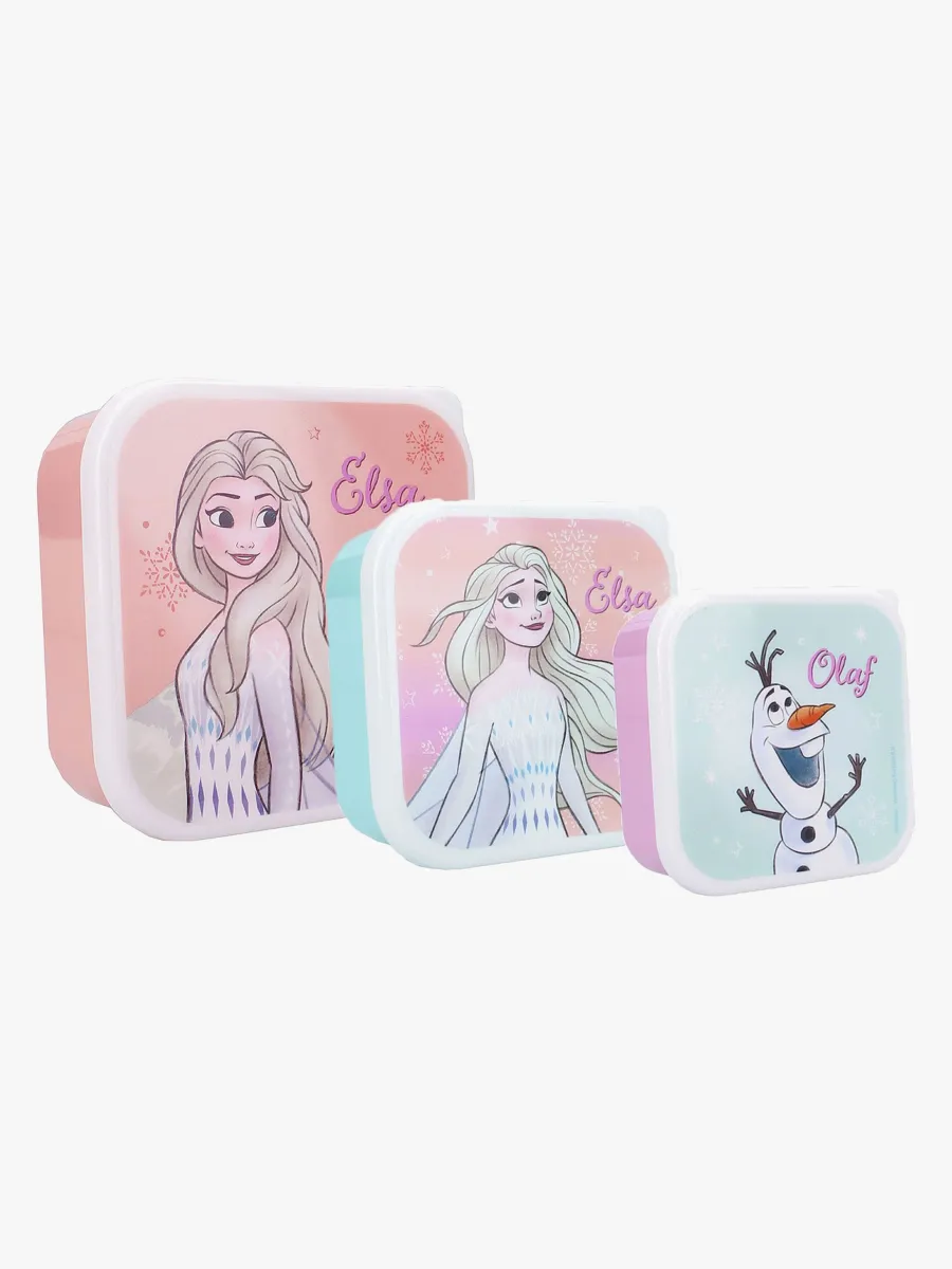 Disney Frozen Matlådor Let's Eat 3-i-1, Rosa