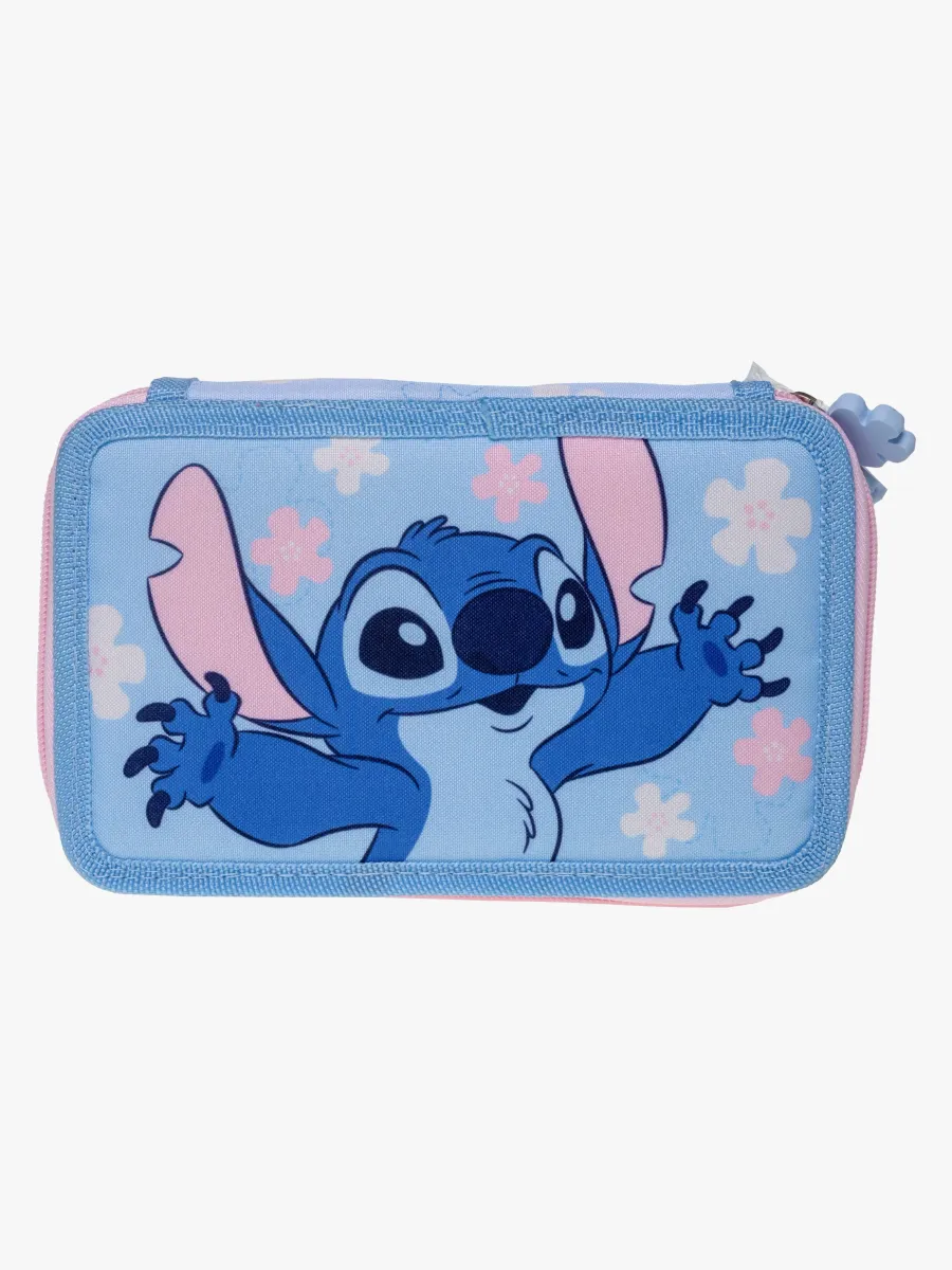 Disney Lilo and Stitch Dubbelpennfodral, Ljusblå