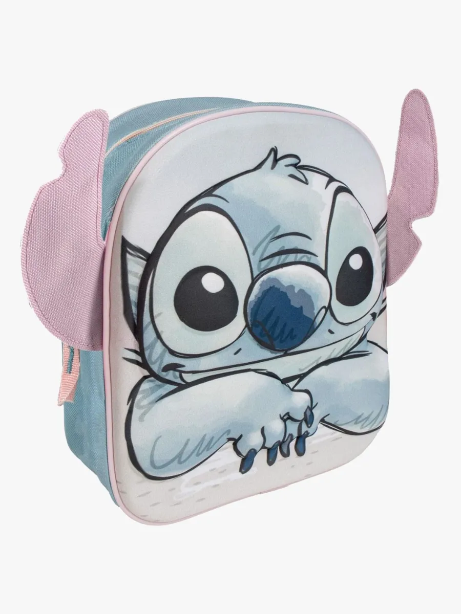Disney Lilo &  Stitch Kids Ryggsäck 3D Applications, Ljusblå