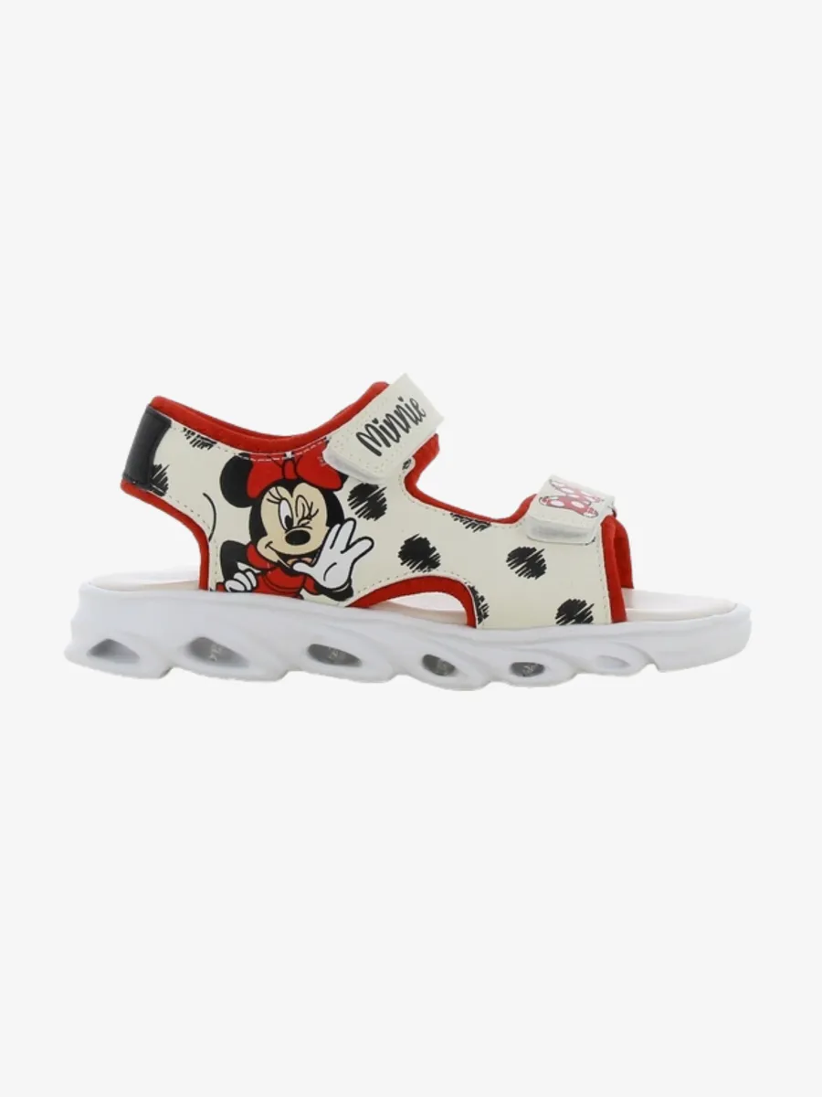 Disney Mimmi Pigg Blinkande Sandaler, Beige/Red, 26