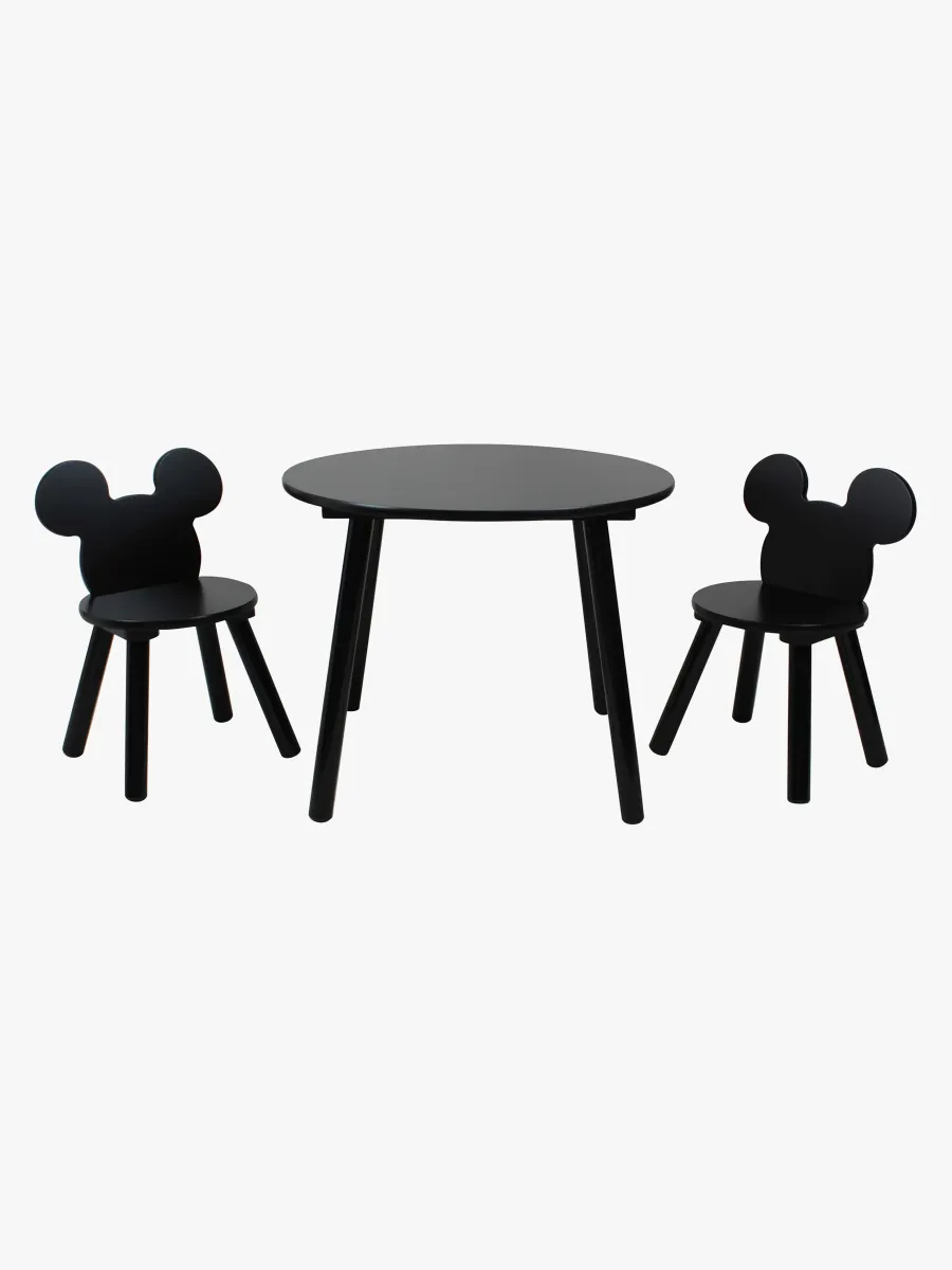Disney Musse Pigg Bord och Stolar, Svart