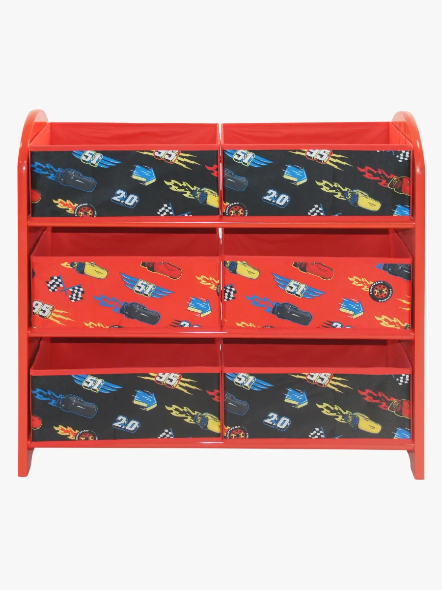 Disney Pixar Cars Blixten McQueen Förvaringsutrymme, Röd/Svart, Förvaring Barnrum