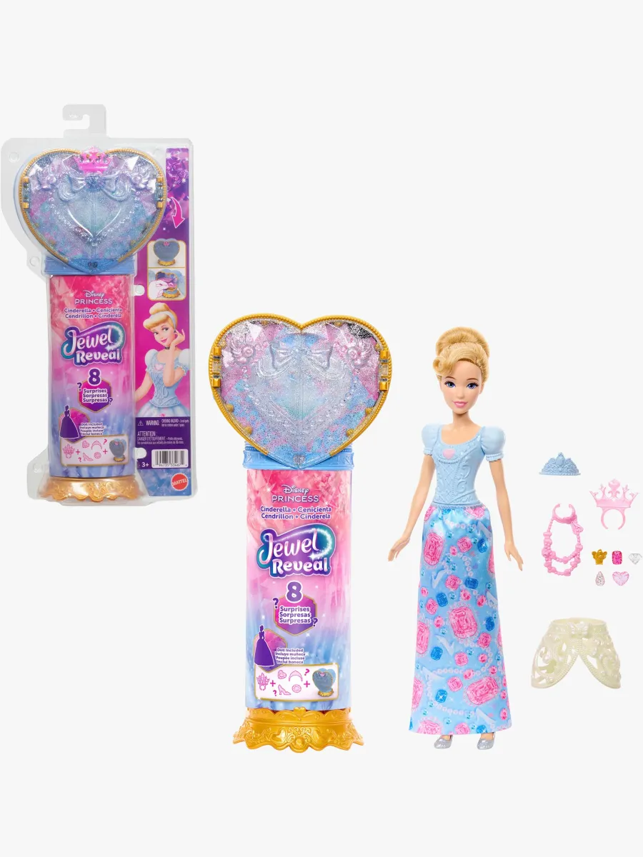 Disney Princess Jewel Reveal Modedocka Askungen