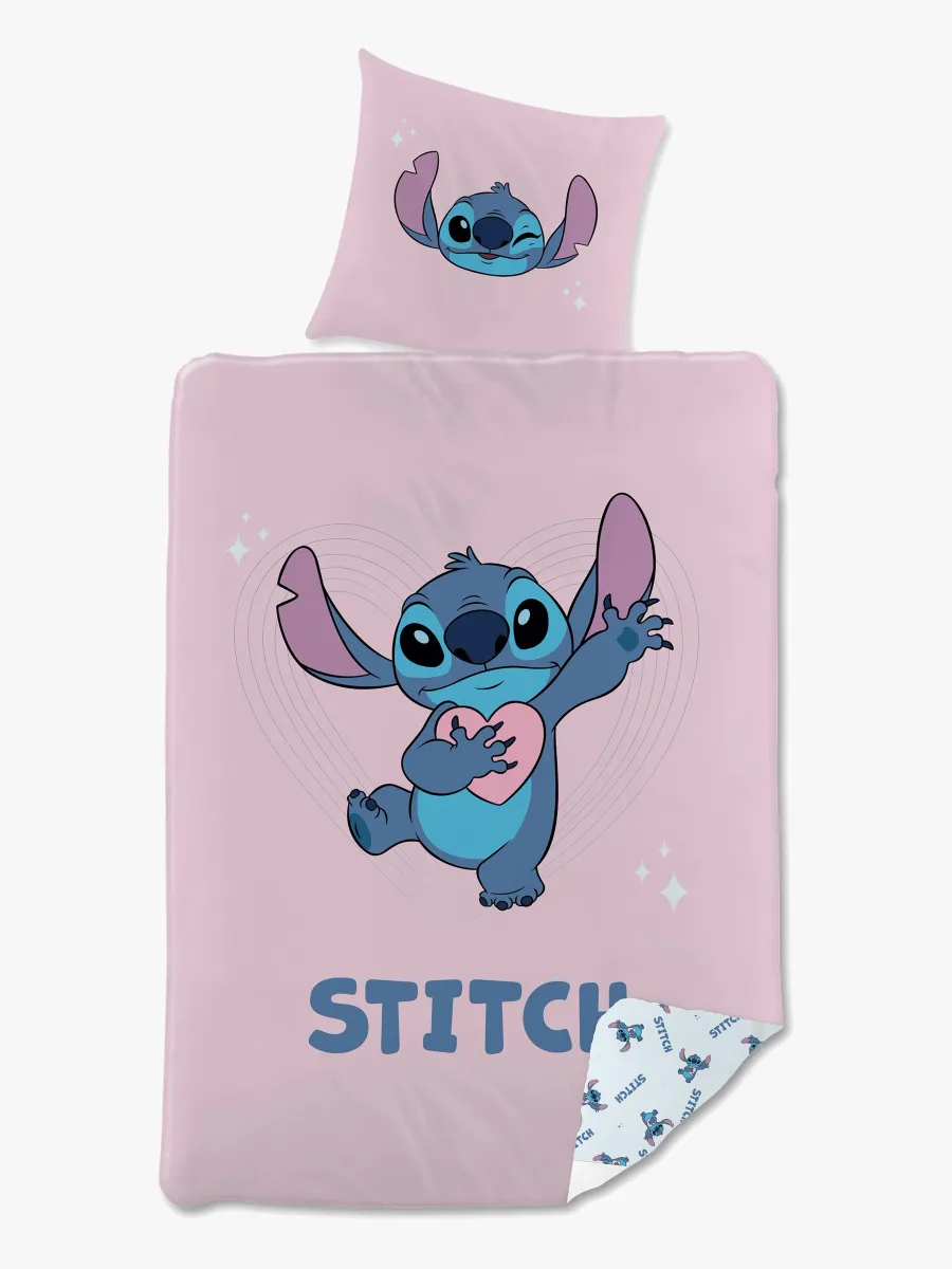 Disney Stitch Bäddset 140x200, Rosa