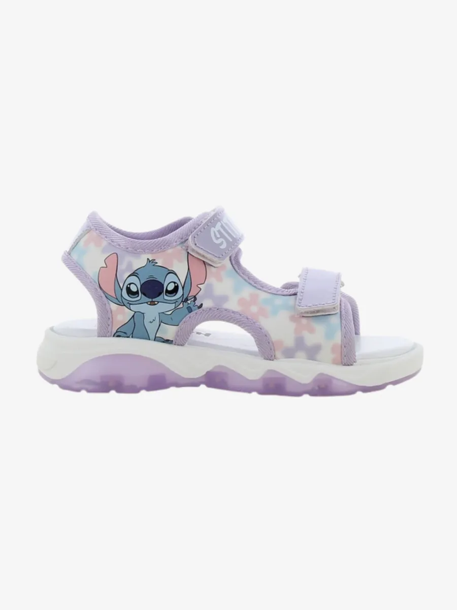 Disney Stitch Blinkande Sandaler, Lilac/White, 27