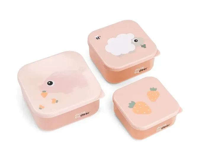 Done by Deer snack box set Tiny Farm 3 delar, powder