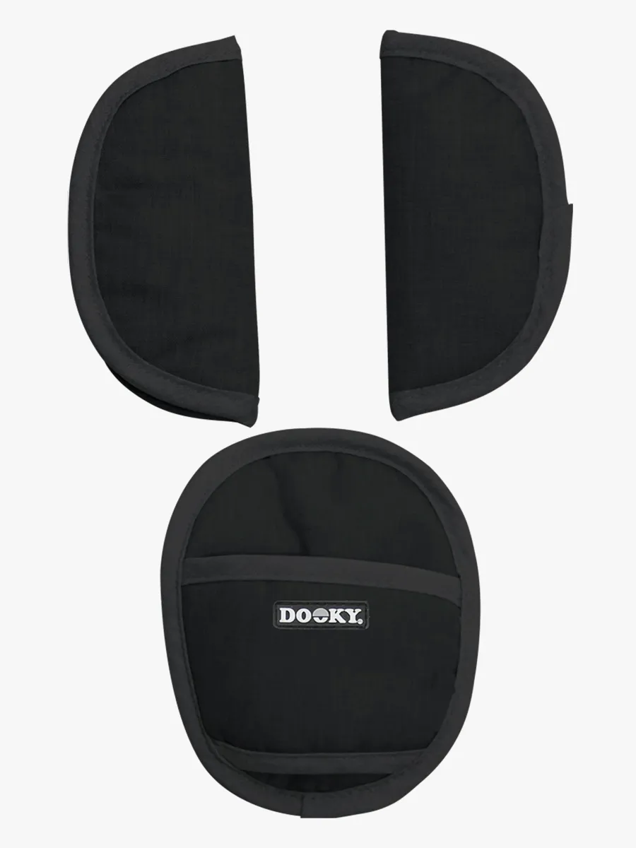 Dooky bältesskydd babyskydd universalt, svart