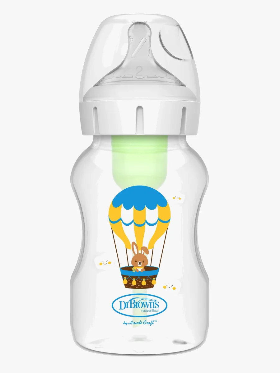 Dr. Brown's Options+ Wide Neck Nappflaska Balloon 330 ml