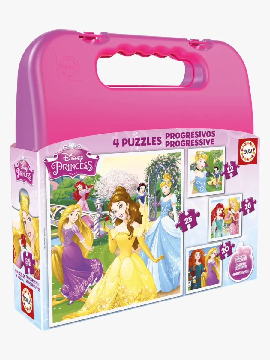 Educa Disney Princess Pussel 4-i-1