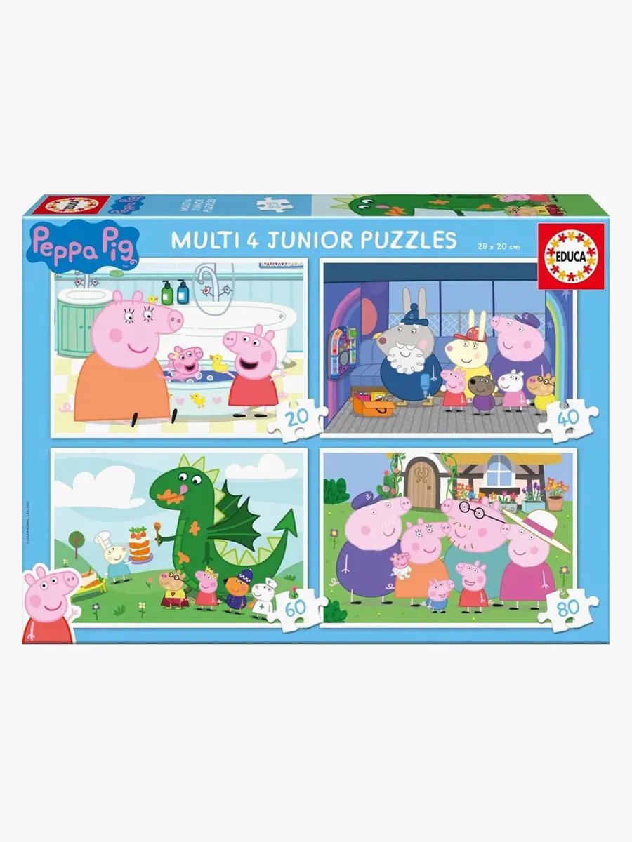 Educa Greta Gris Pussel 4-i-1