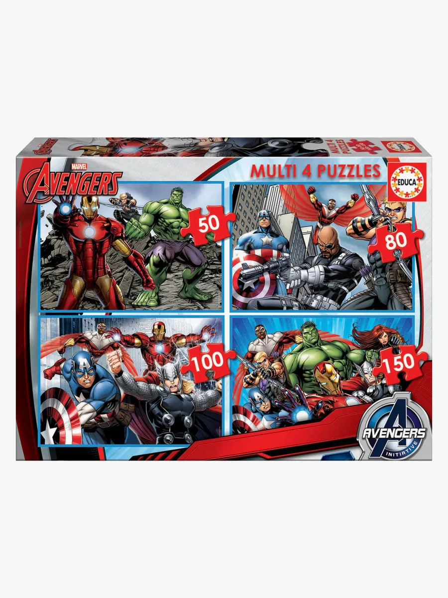 Educa Marvel Avengers Pussel 4-i-1