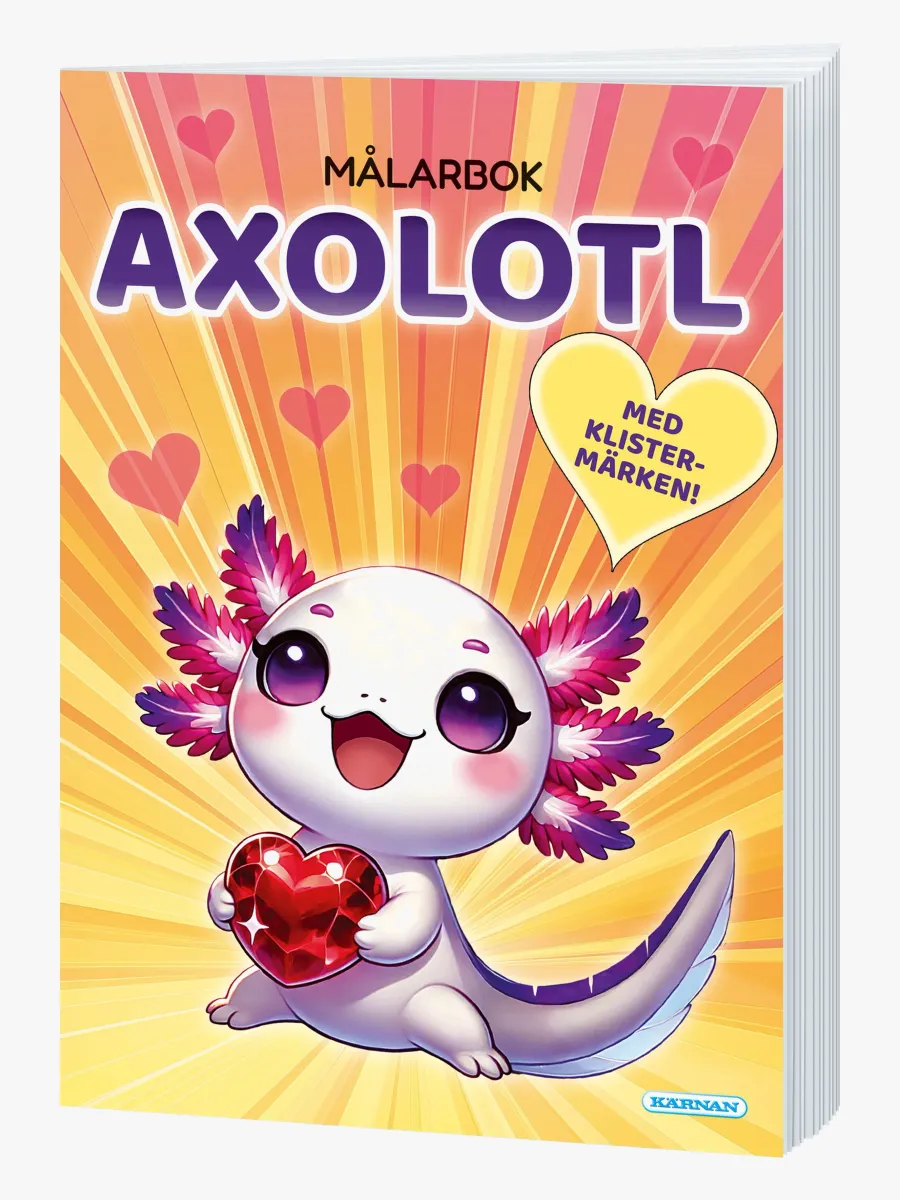 Egmont Kärnan Målarbok Axolotl