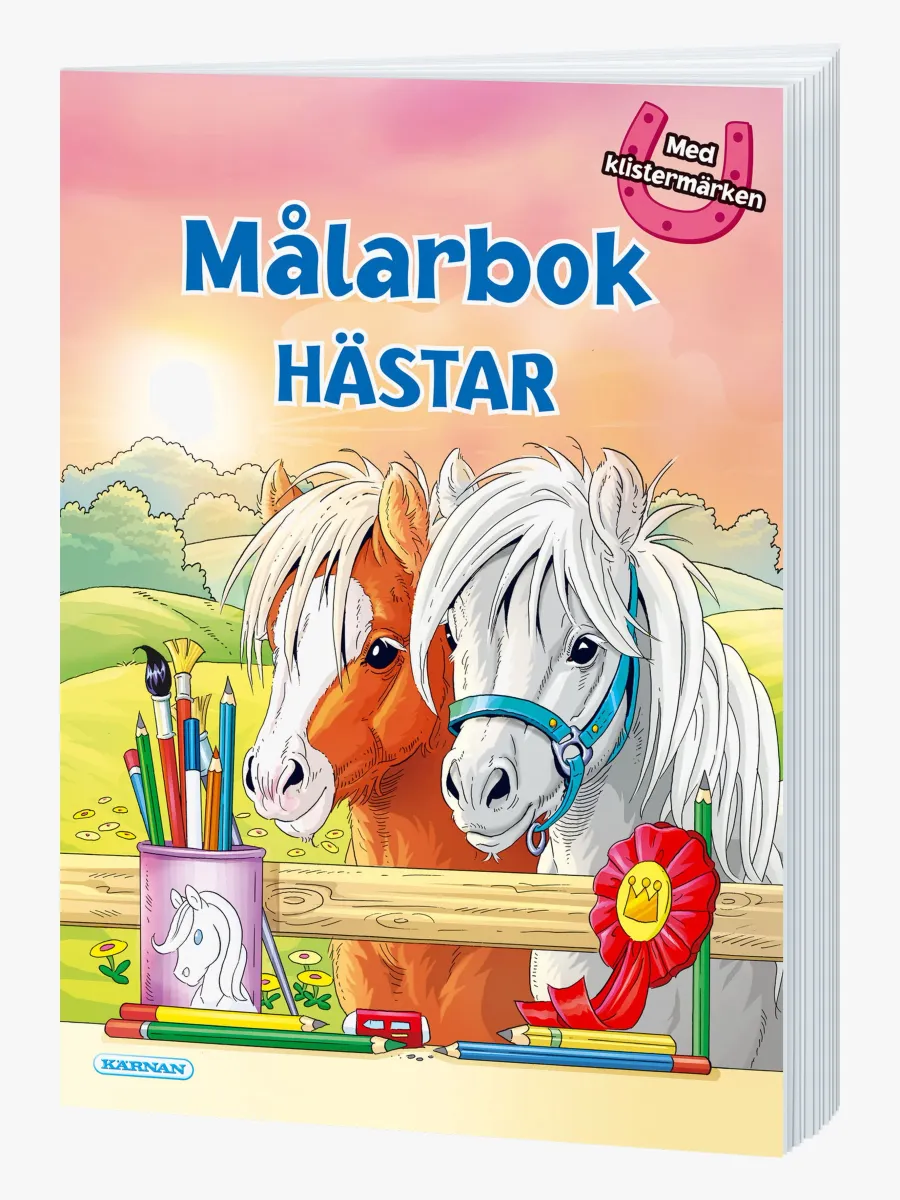Egmont Kärnan Målarbok Hästar