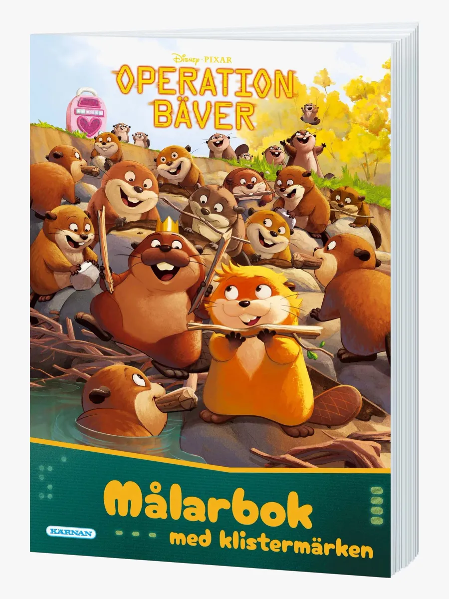 Egmont Kärnan Målarbok Operation Bäver