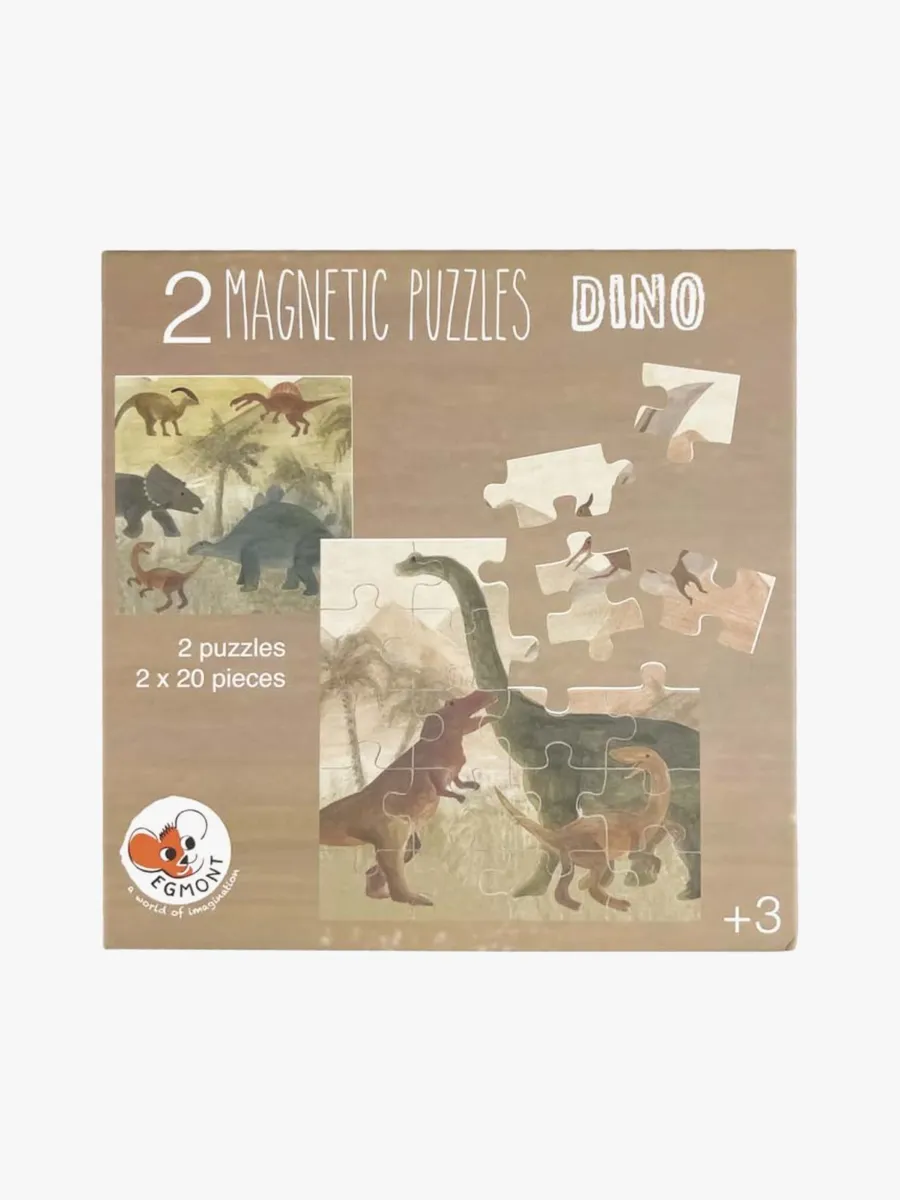 Egmont Toys Magnetiska Pussel 20 Bitar Dino