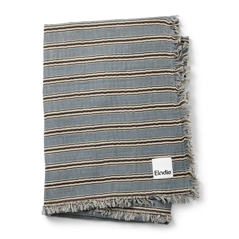 Elodie Details mjuk bomullsfilt, sandy stripe