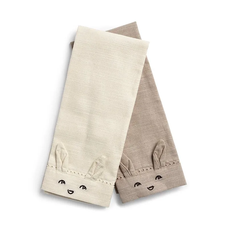 Elodie Details servett bomull 2-pack, vanilla white