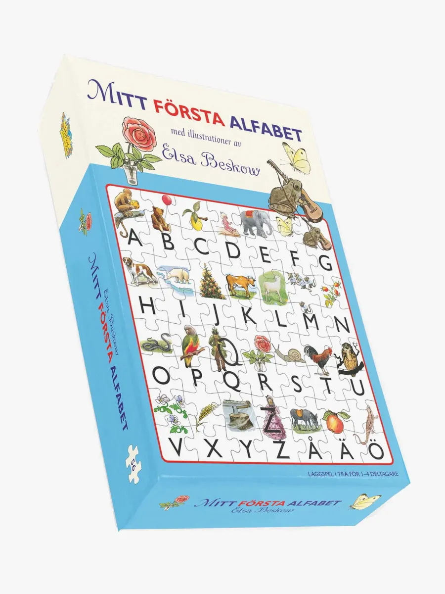 Elsa Beskow Mitt Första Alfabetspussel, 56 bitar