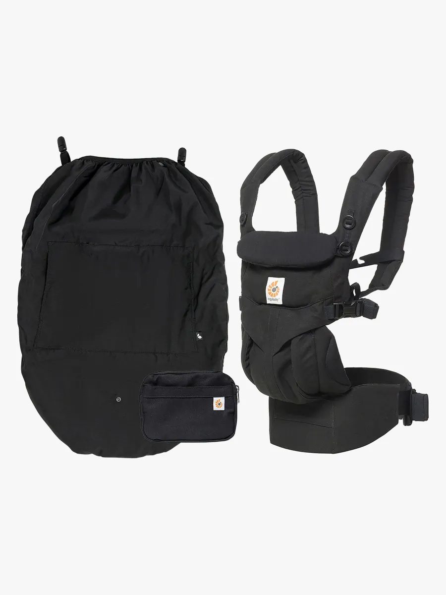 Ergobaby Omni 360 Bärsele inkl. Regnskydd, Svart