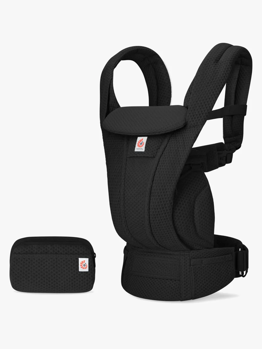 Ergobaby Omni Deluxe Bärsele Mesh, Onyx Black