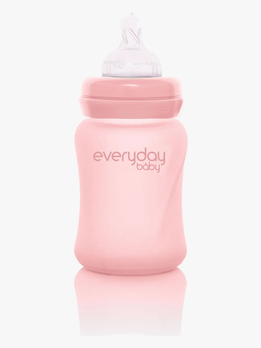 Everyday Baby nappflaska glas Healthy+ 150 ml, rose pink