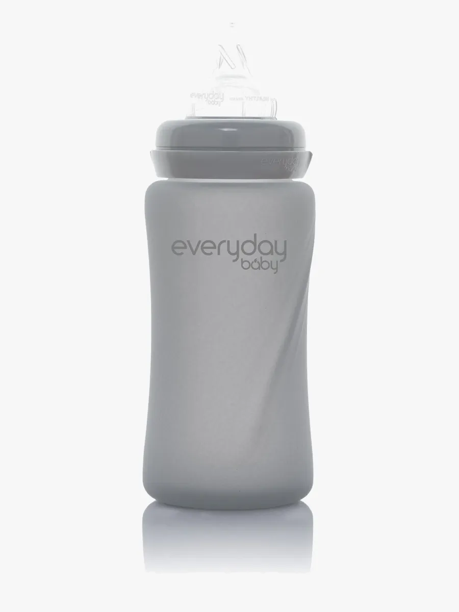 Everyday Baby Nappflaska Glas 240 ml, Grå