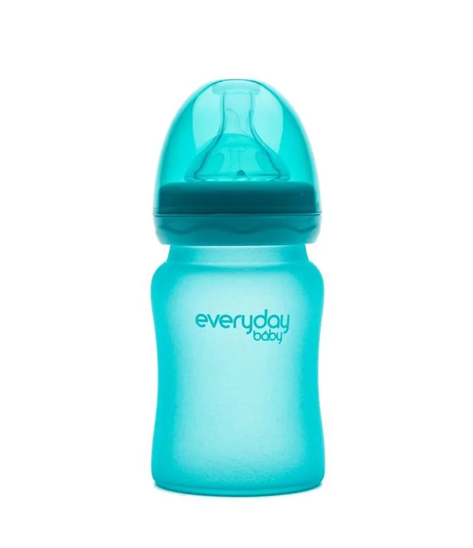 Everyday Baby nappflaska med värmeind 150 ml, turkos