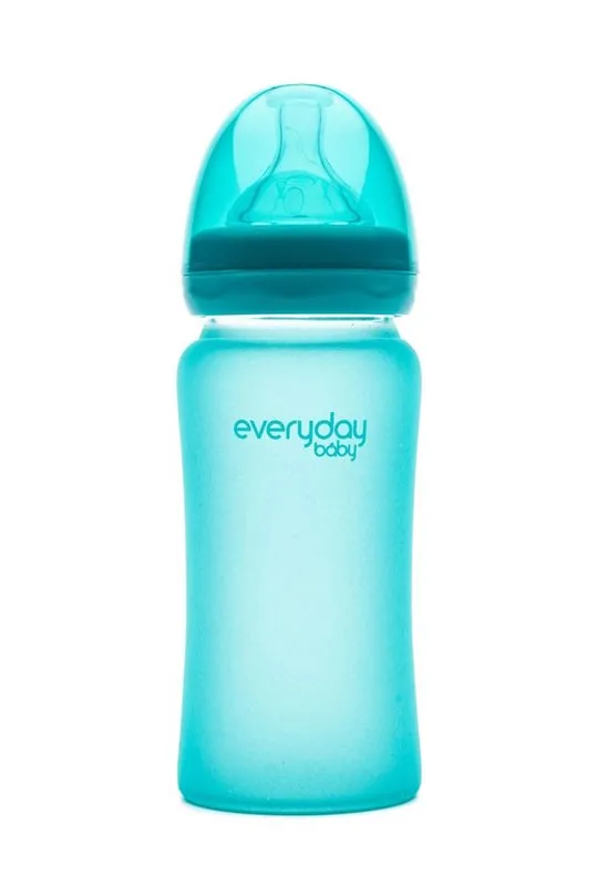Everyday Baby nappflaska med värmeind 240 ml, turkos