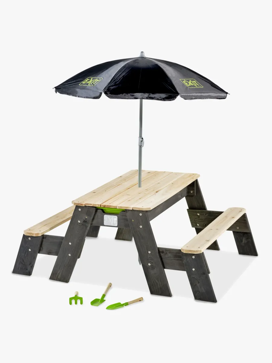 EXIT Aksent Sand-, Vatten- och Picknickbord L 2 Sittplats Deluxe