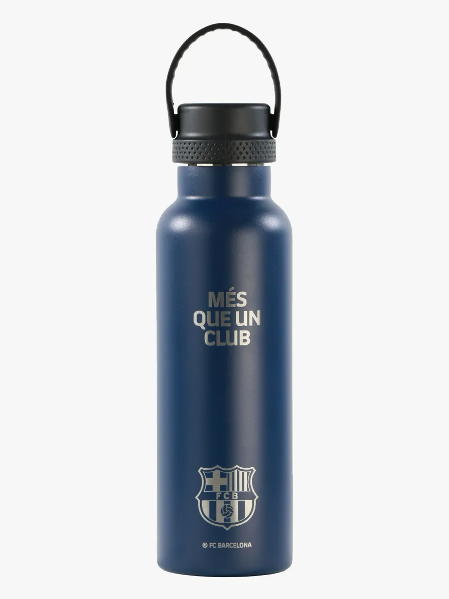 FC Barcelona Stainless Steel Vattenflaska 600ml, Navy