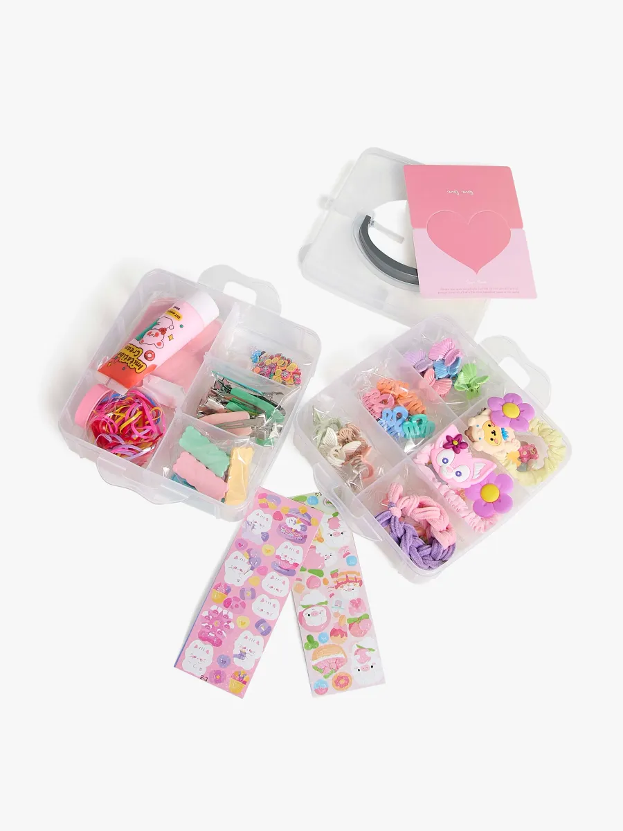 Fippla DIY Hår &  Accessoarset 200 Delar