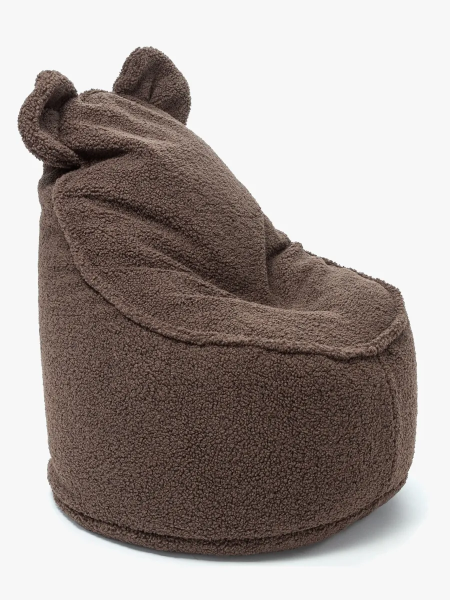 Furini Yogi Saccosäck Bouclé, Mörkbrun